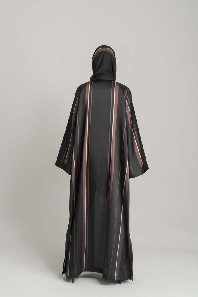 Striped up Black- Brown