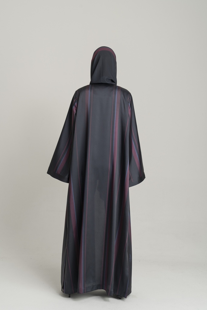 Stiped up Navy - Maroons